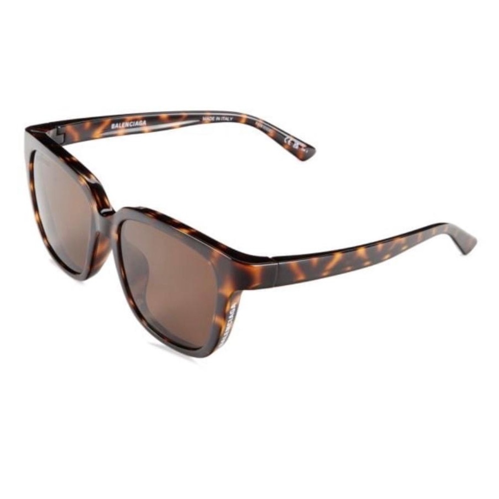 Balenciaga Brown Tortoise Sunglasses